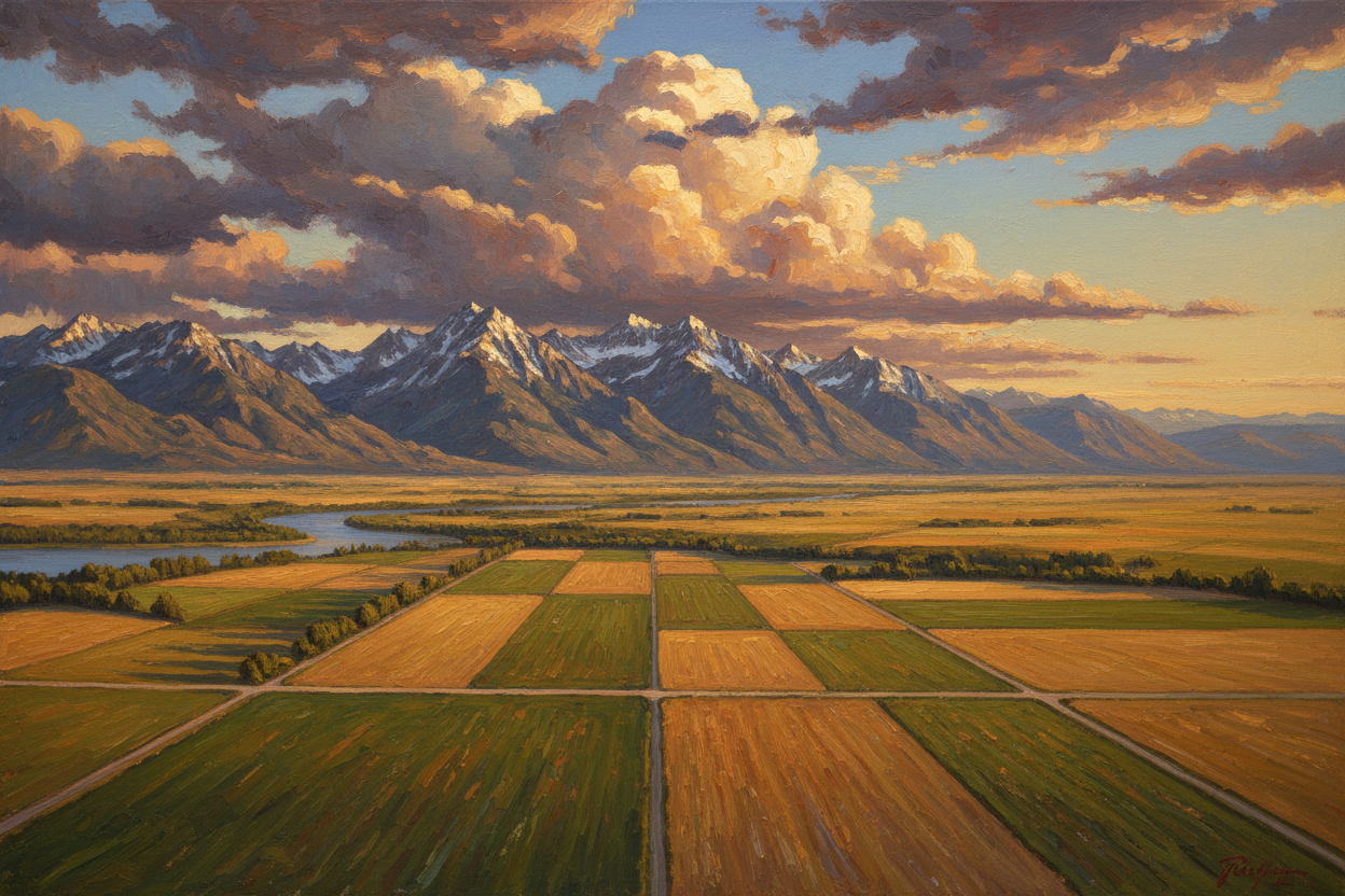 idaho scenic painting
